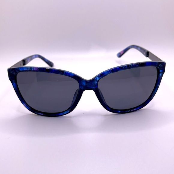 Foster Grant Polarized Sunglasses Blue Multi Color Frames Gray Lens - Picture 2 of 11